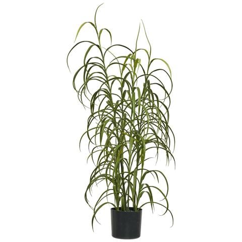 Pianta Artificiale Grass Plant In Pe Verde — H 89 Cm Con Vaso - Foto 1