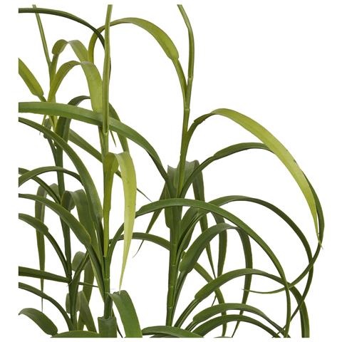 Pianta Artificiale Grass Plant In Pe Verde — H 89 Cm Con Vaso - Foto 2