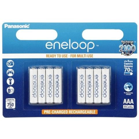 1x8 Panasonic Micro AAA 750 mAh - Foto 2