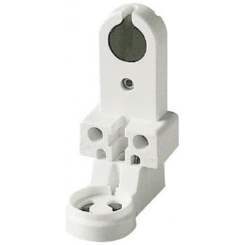 2464 - Portalampada Per Fluorescente G13 A Vite+portastrt - Foto 2