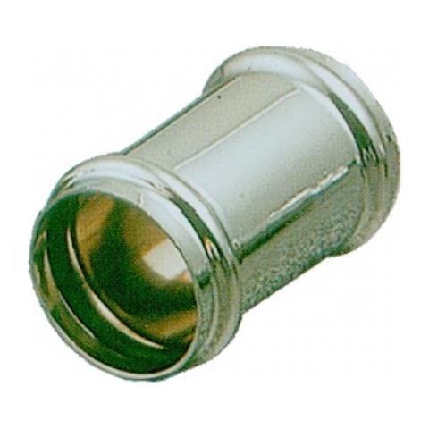 Giunzione Cromata A Tenuta Interna, Giunzione Per Canotti A Tenuta Interna Con Anello O'ring In Ottone Cromato Diametro Mm. 40 - Foto 2