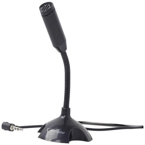 Mic-d-02 Microfono Per Pc Nero Cablato Stativo - Foto 1