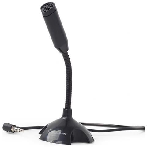 Mic-d-02 Microfono Per Pc Nero Cablato Stativo - Foto 4