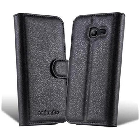 Custodia Compatibile Con Samsung Galaxy Star Pro In Nero Carbone - Coperchio Protettiva Con Chiusura Magnetica, Funzione Stand E Tasca Per Le Carte - Foto 13