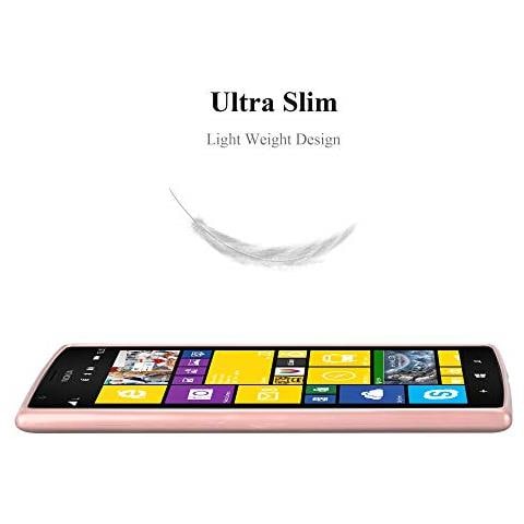 Custodia Compatibile Con Nokia Lumia 1520 In Oro Rosa Metallico - Coperchio Protettivo In Silicone Tpu Flessibile - Foto 2