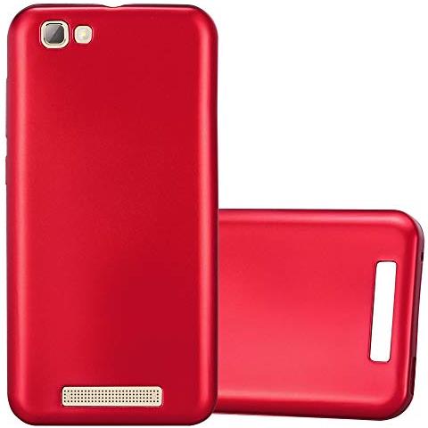 Custodia Compatibile Con Zte Blade A612 In Rosso Metallico - Coperchio Protettivo In Silicone Tpu Flessibile - Foto 1