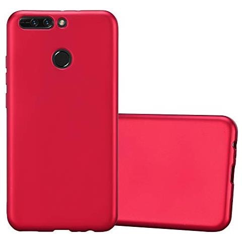 Custodia Compatibile Con Honor 8 Pro In Rosso Metallico - Coperchio Protettivo In Silicone Tpu Flessibile - Foto 1