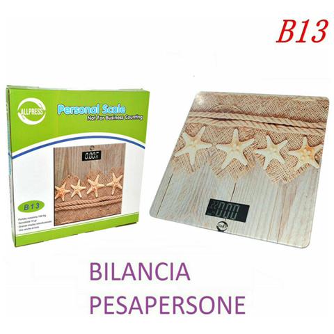Bilancia Pesapersone Digitale In Vetro Fantasia Display Lcd Elettronica 180kg - Foto 5