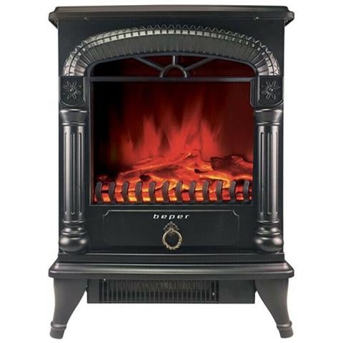 Stufetta Stufa Caminetto Elettrico In Metallo Fiamma Led - Foto 1