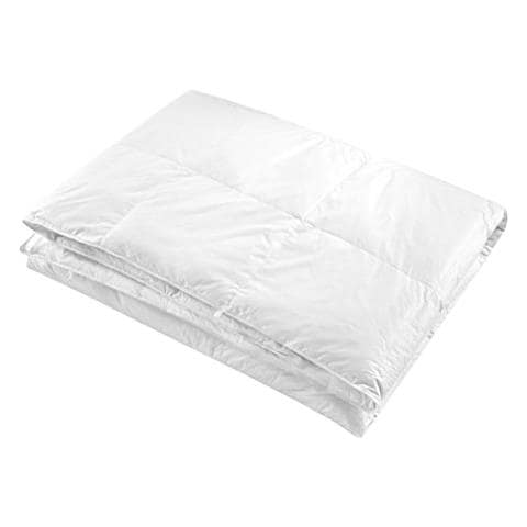 Nottetempo Piumino Matrimoniale Microfibra Tiepido, Poliestere, Bianco, 205x250x1 Cm - Foto 1