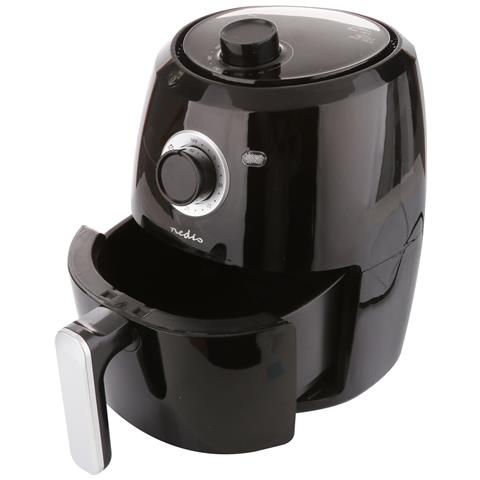 ALTRI Friggitrice Ad Aria Calda Nedis 1000 W Con Cestello Da 2 4 Litri Nero