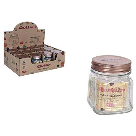 Barattolo In Vetro Trasparente Quttin Multiuso 225 Ml - Foto 1