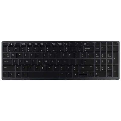 848311-081, Keyboard, , ZBook 17 G3, Nero, Danese - Foto 1