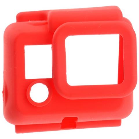 Custodia St-41 Silicone Cover Case Per Gopro Hd Hero 3 - 3 Plus Red - Foto 2
