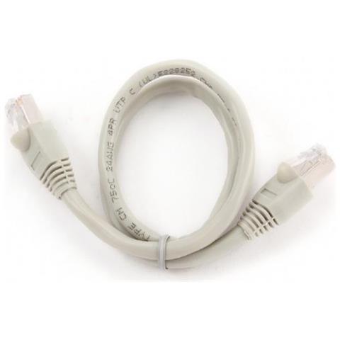 PP6U-0.25M Cavo di Rete RJ-45 Maschio 0,25 m Cat6 U/UTP (UTP) - Bianco - Foto 1