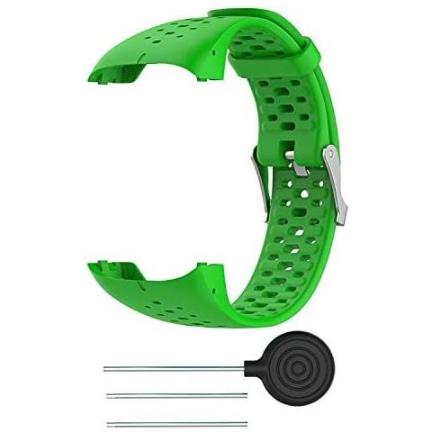 Bracciale Orologio Per Polar M400 / M430 Silicone Verde - Foto 10