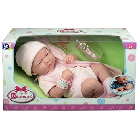 18541 La Newborn Boutique Bambola Da 14 Pollici, Set Da 9 Pezzi, Vera Ragazza In Rosa - Foto 2