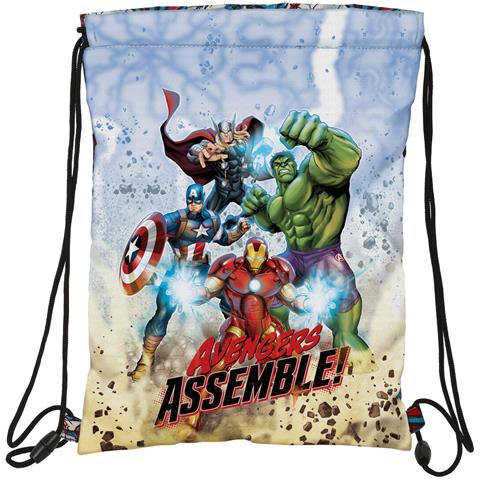 Zainetto Con Cordini The Avengers Forever Multicolore 26 X 34 X 1 Cm - Foto 1
