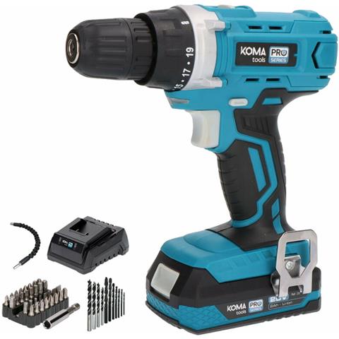 Set Trapano E Accessori Koma Tools Pro Series Cacciavite 40 Pezzi - Foto 1