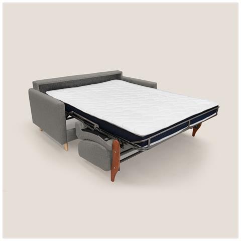 Edgar Divano letto matrimoniale in tessuto felis impermeabile T03 200 cm (mat. 160x197) talpa - Foto 2