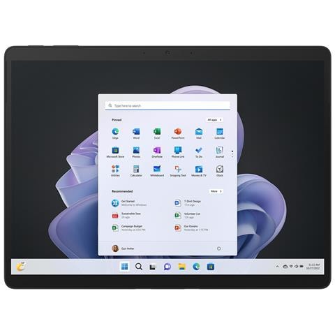 Tablet Surface Pro 9 Grafite 13" Intel Core i5 RAM 8GB Memoria 256 GB +Slot MicroSD Wi-Fi Fotocamera 10Mpx Windows 11 Pro - - Foto 3