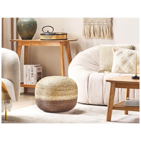 Pouf Duki Iuta Marrone - Foto 1