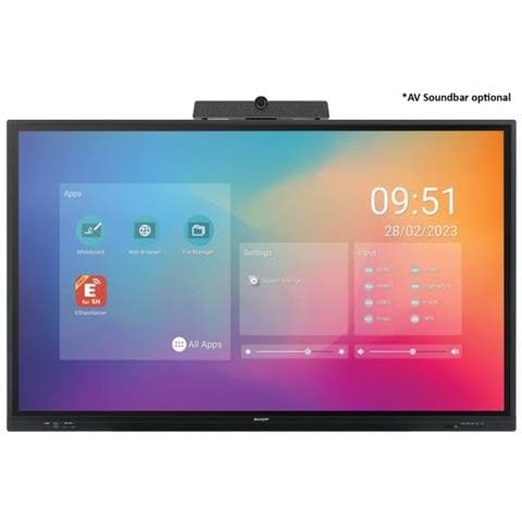 PN-LC752 Pannello piatto per segnaletica digitale 190,5 cm (75") LCD Wi-Fi 450 cd /m² 4K Ultra HD Nero Touch screen Processore integrato Android 11 16/7 - Foto 1