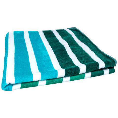 Telo Mare Jacquard Spugna Asciugamano Spiaggia Disegno Babilonia Telo Mare Verde - Foto 5