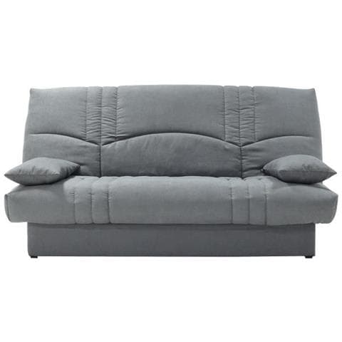 Divano Letto 3 Posti Thelma - Tessuto Soro Grigio Medio - Letto 125 X 190 Cm - 190 X 92 X 96 Cm - Foto 1