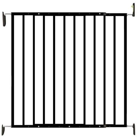 Barriera Di Sicurezza Per Bambini Lea Noire - Nera - Da 64 A 113 Cm - Acciaio - Barriera Per Cancello - Foto 1