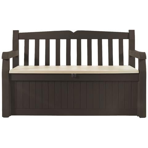 Panchina Cassapanca In Resina 140x80x84h Cm Multiuso Da Giardino Keter Eden - Foto 2