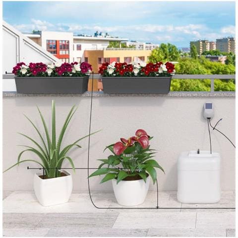 Irrigatore Automatico Con Pannello Solare Max 20 Vasi Con Kit Completo - Foto 7