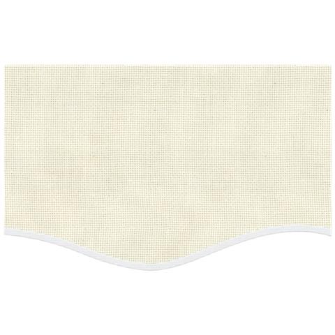 Tessuto Di Ricambio Per Mantovana Da Tenda Strisce Crema 6 M - Foto 2