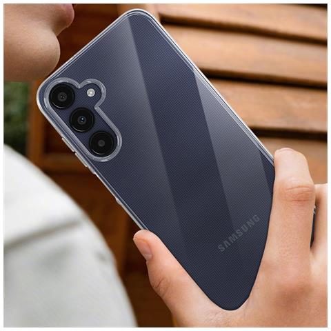 Cover In Silicone Flessibile Per Samsung Galaxy A25, Trasparente - Foto 2
