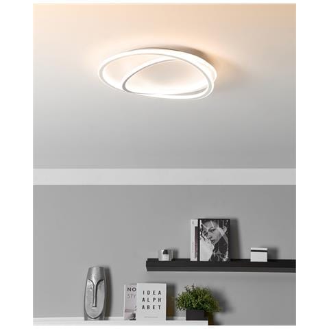 Lampadario A Led Leylan Con Dimmer Bianco - Foto 1