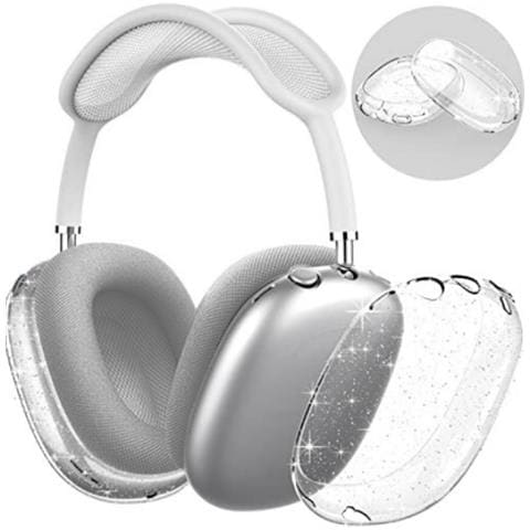 Custodia In Tpu Trasparente Scintillante Per Cuffie Airpods Max - Foto 1