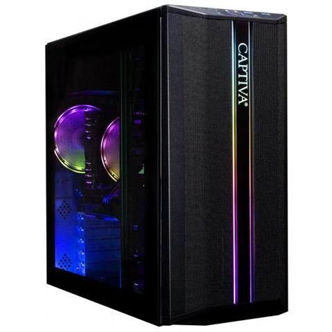 Advanced Gaming R72-087 Amd Ryzen 5 5500 32 Gb Ddr4-sdram 1 Tb Ssd Nvidia Geforce Rtx 3060 Windows 11 Home Desktop Pc Nero - Foto 1
