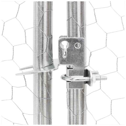 Recinto per Polli 2,5x2x2,25 m in Acciaio Zincato - Foto 2