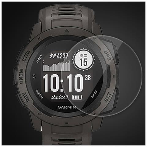 Garmin Instinct 2 Pellicola Protettiva Per Schermo (confezione Da 2), Vetro Temperato [ez Fit] - Foto 4