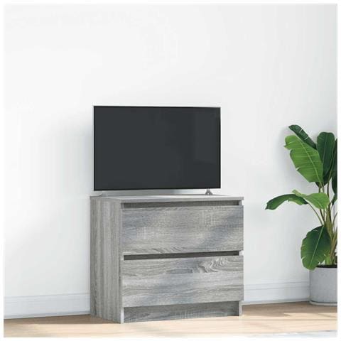 Mobile Tv Grigio Sonoma 60x35x54 Cm In Legno Multistrato - Foto 1