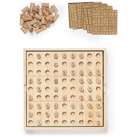 Skill Game 81 Pezzi Legno Naturale 19,5x3x19,5 Cm. Colore Del Legno - Foto 2