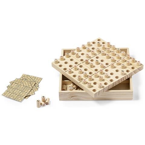 Skill Game 81 Pezzi Legno Naturale 19,5x3x19,5 Cm. Colore Del Legno - Foto 4