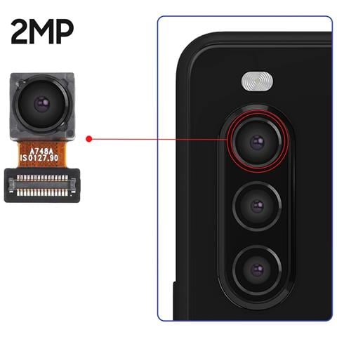 Fotocamera Posteriore Teleobiettivo Per Sony Xperia 10 Ii - Foto 4