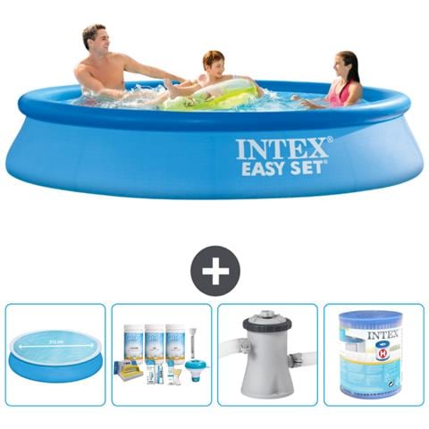 Piscina Fuori Terra - In Giro - 305x61 Cm - Blu - Include Accessori Coordinati A448 - Foto 1