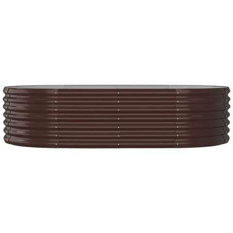 Letto Giardino Acciaio Verniciato A Polvere 152x80x36cm Marrone - Foto 2