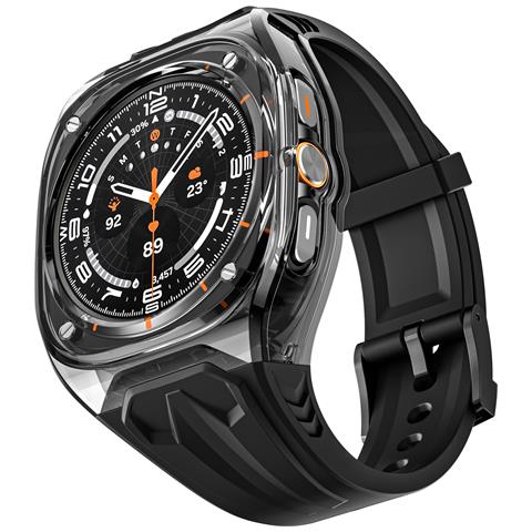 Cinturino In Stile Lamborghini Per Samsung Galaxy Watch 7 Ultra Black - Foto 2