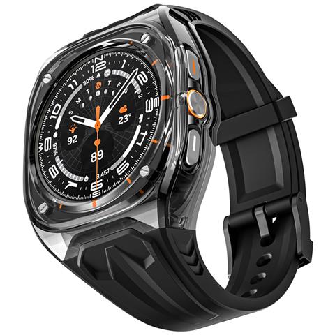 Cinturino In Stile Lamborghini Per Samsung Galaxy Watch 7 Ultra Black - Foto 5