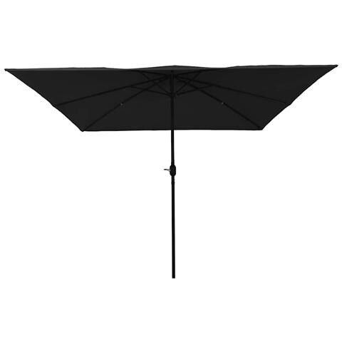 Ombrellone da Giardino Quadrato 295x245 cm Nero - Foto 2