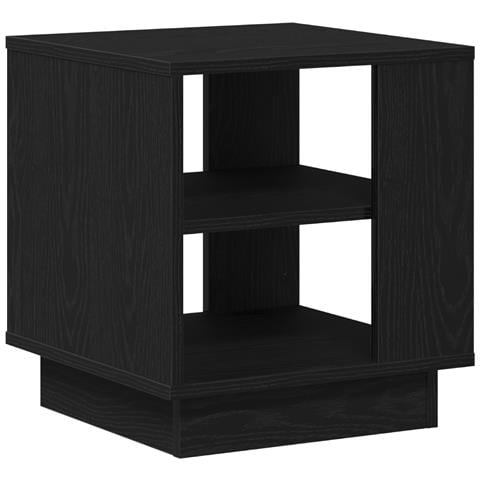Tavolino da caffè Nero Rovere 40x40x43 cm in Legno ingegnerizzato - Foto 1