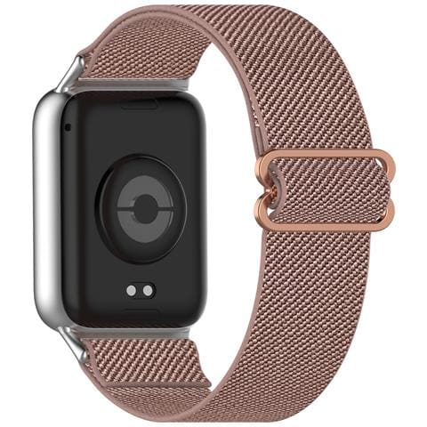 Cinturino Elastico In Nylon Rosa Oro Per Xiaomi Mi Band 9 Pro / Redmi Watch 5 - Foto 2